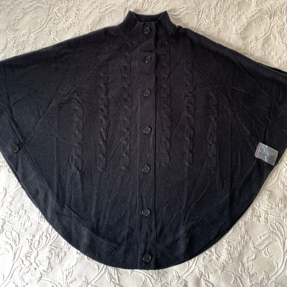Agree new black poncho